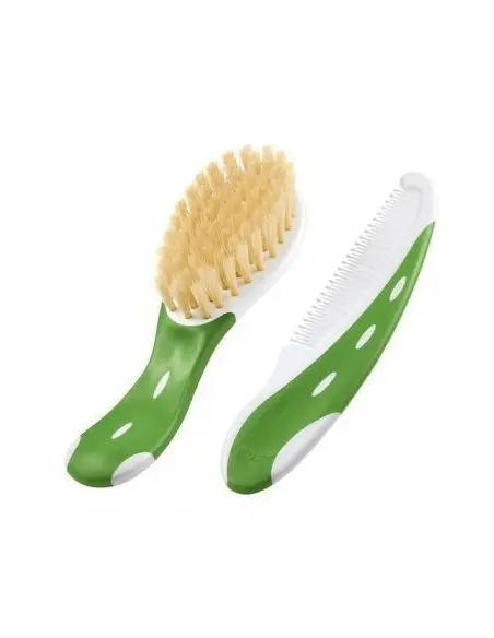 Brosse et Peigne Nuk Vert