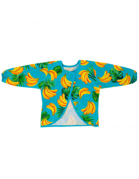 Bavoir à manches longues Twistshake - Banana