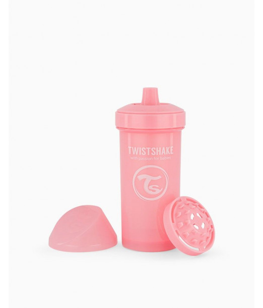 Kid cup Anti-fuites 360ml Twistshake Rose