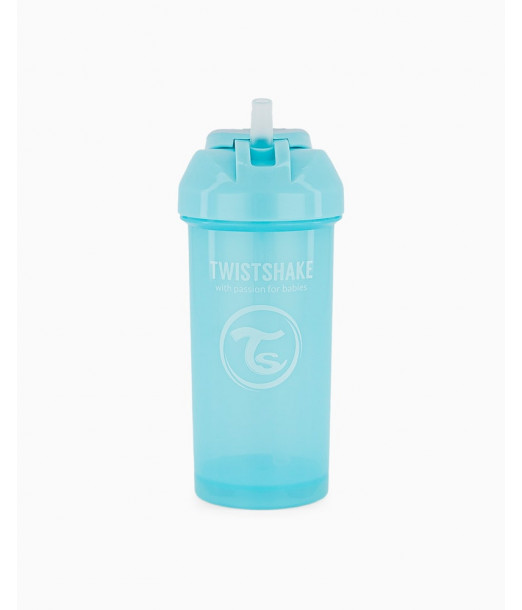 Tasse à Paille Anti-fuites 360ml Twistshake Bleu