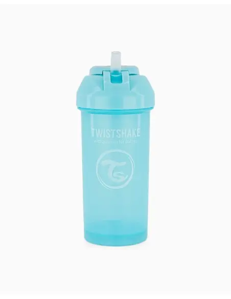Tasse à Paille Anti-fuites 360ml Twistshake Bleu