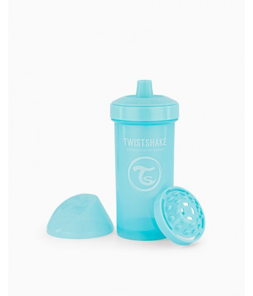 Kid cup Anti-fuites 360ml Twistshake Bleu