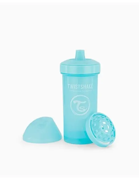 Kid cup Anti-fuites 360ml Twistshake Bleu