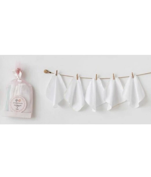 Reusable Cotton Wipes x5 - Pink 2