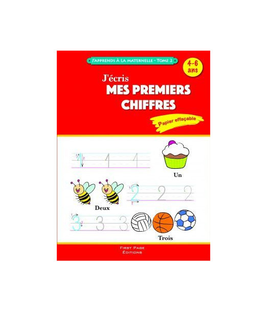 J’écris mes premiers chiffres