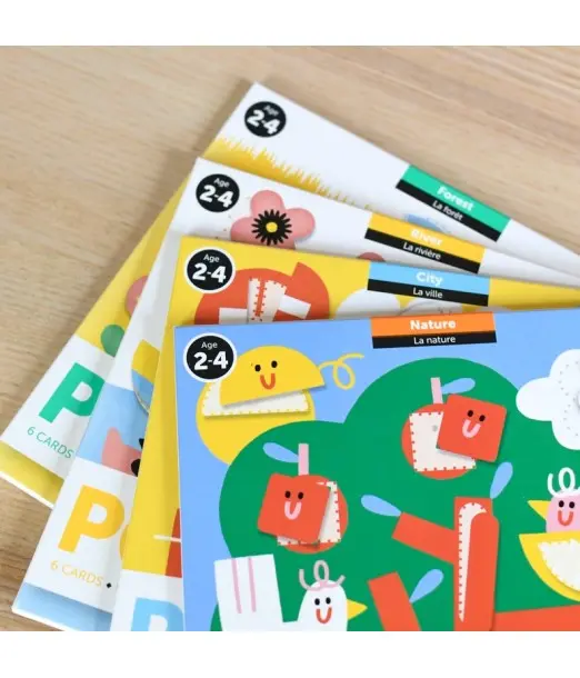 Poppik Stickers 6 Cartes + 96 Gommettes La Nature (2ans et +) 2