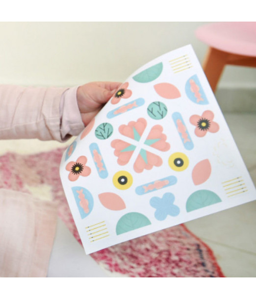Poppik Stickers 6 Cartes + 96 Gommettes La riviére (2ans et +) 2