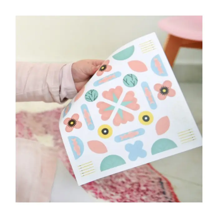 Poppik Stickers 6 Cartes + 96 Gommettes La riviére (2ans et +)