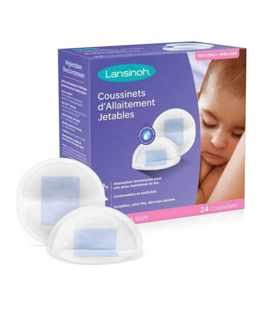 Coussinets d’allaitement jetables Lansinoh - 24 unités
