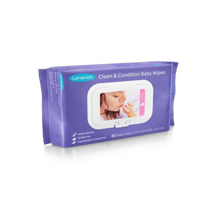 Lingettes Lansinoh 80 unités