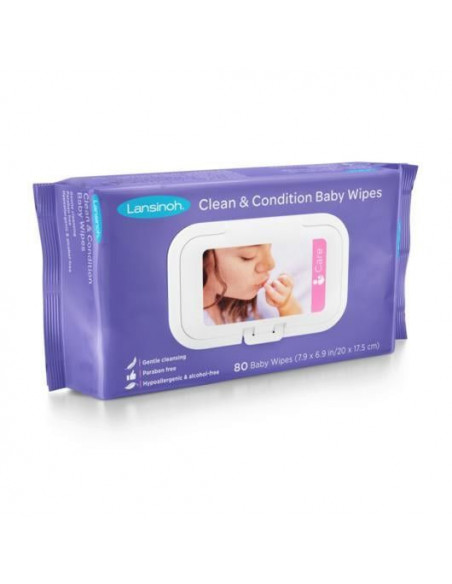 Lingettes Lansinoh 80 unités