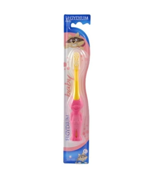 ELGYDIUM Baby toothbrush 0-2 years Pink
