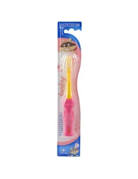ELGYDIUM Baby toothbrush 0-2 years Pink