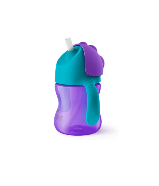 Tasse à paille Avent 200ml 9m+ Violet
