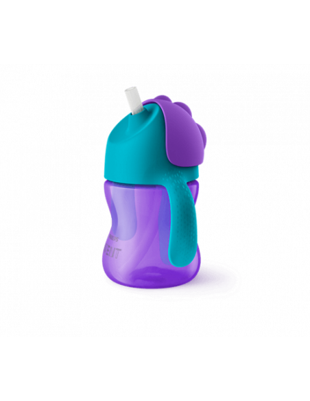 Tasse à paille Avent 200ml 9m+ Violet