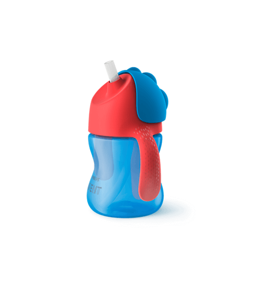 Tasse à paille Avent 200ml 9m+ Bleue