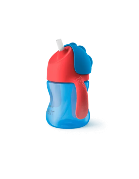 Avent straw cup 200 ml, from 9 months, BPA-free — Blue