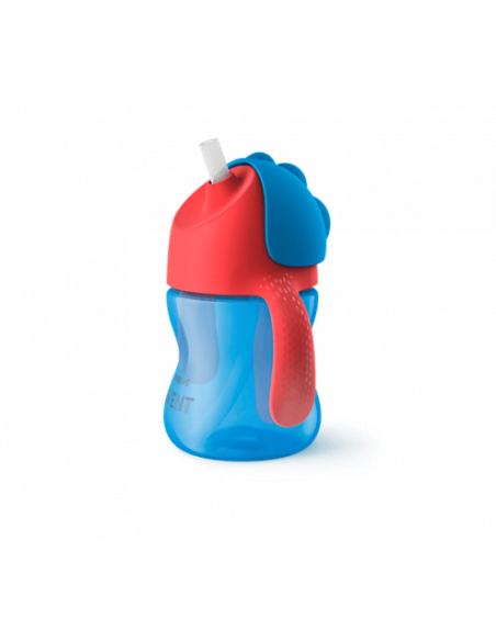 Tasse à paille Avent 200ml 9m+ Bleue