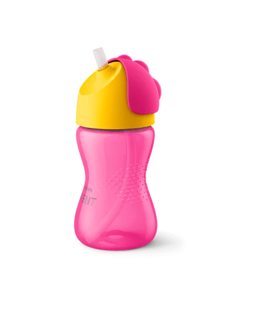 Tasse à paille Avent 300ml 12m+ Rose
