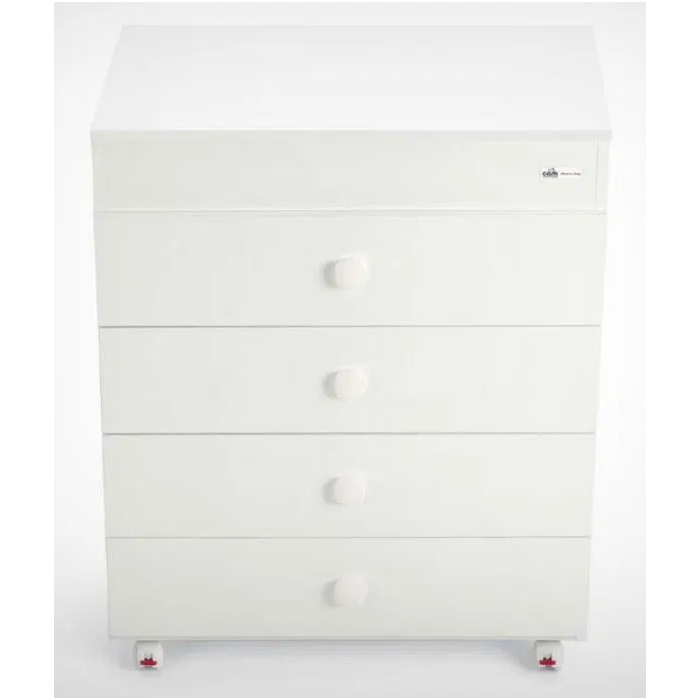 Commode à langer avec baignoire Asia Blanche CAM