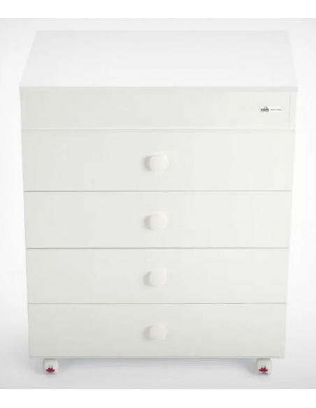 Commode à langer avec baignoire Asia Blanche CAM