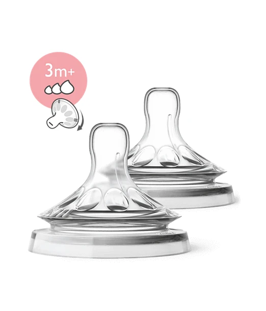 Avent Natural nipple 3 months+ variable flow