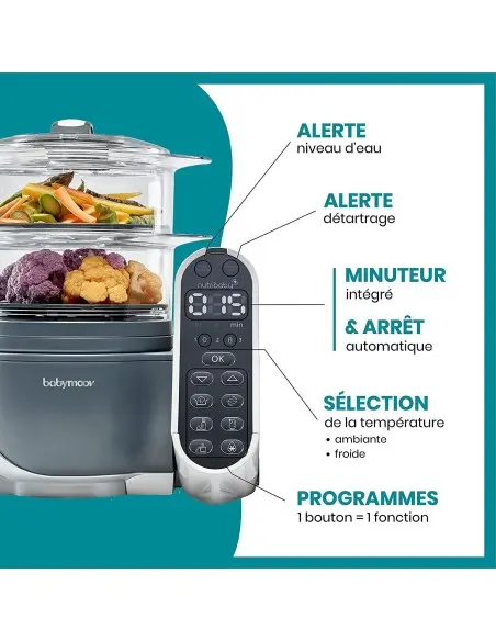 Babymoov Nutribaby (+) Multifunction cooker Grey — photo 6
