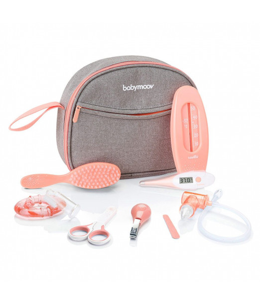 Trousse de soin 9 accessoires Corail Babymoov