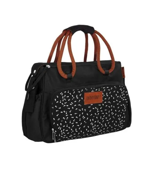 Sac À Langer BOHO Black Camel Badabulle