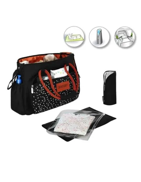Sac À Langer BOHO Black Camel Badabulle