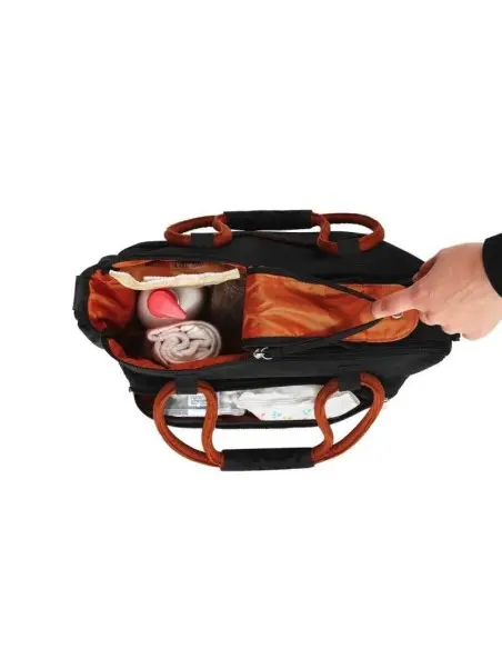 Sac À Langer BOHO Black Camel Badabulle