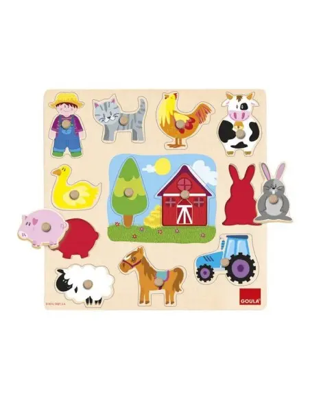 Puzzle Silhouettes Ferme 2ans+