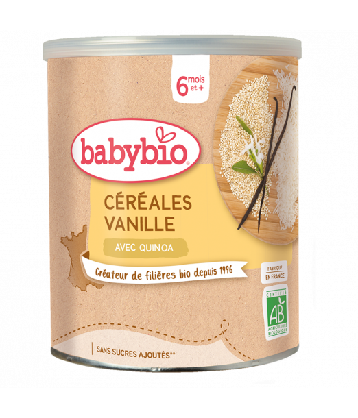 Céréales Infantiles Vanille Avec Quinoa (Dès 6mois) BabyBio