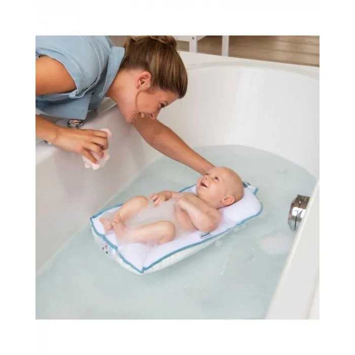 Support de bain bébé, accessoires de bain de baignoire moulé doux
