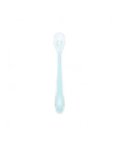 Cuillère Pour Bébé En Silicone 1er Age Bleu Babymoov