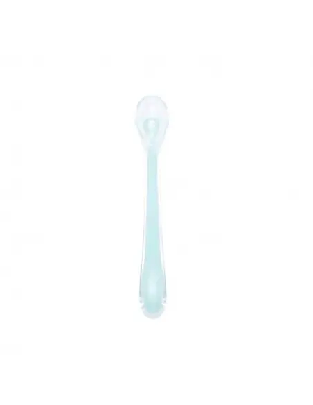 Cuillère Pour Bébé En Silicone 1er Age Bleu Babymoov