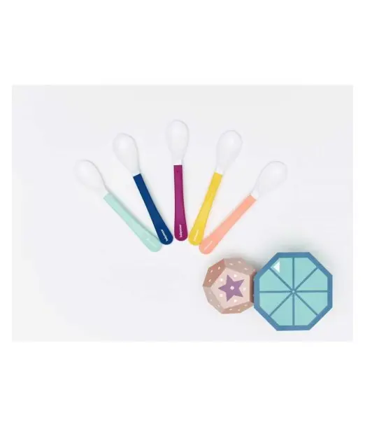 Lot de 5 Cuillères Pour Bébé 2ème Age Babymoov 2