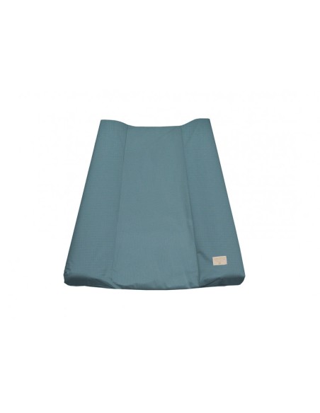 Housse de matelas à langer Calma nid d'abeille magic green
