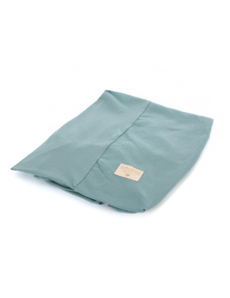 Housse de matelas à langer Calma nid d'abeille magic green