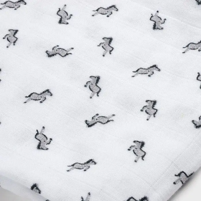 Lot de 3 langes en coton Savane gris Beaba