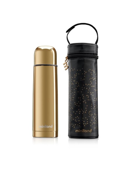 Deluxe thermos gold 500ml + sac isotherme Miniland