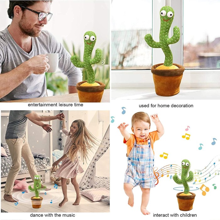 Jouet en Peluche Cactus qui danse - Dancing Cactus