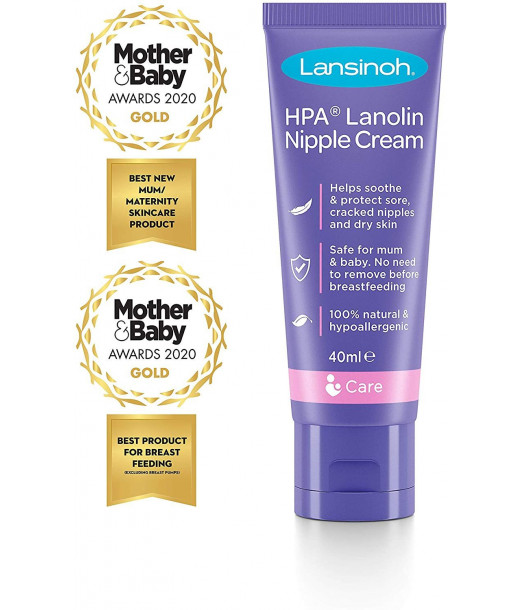 Crème Lansinoh à la Lanoline HPA® - Soins mamelons 40ml 2