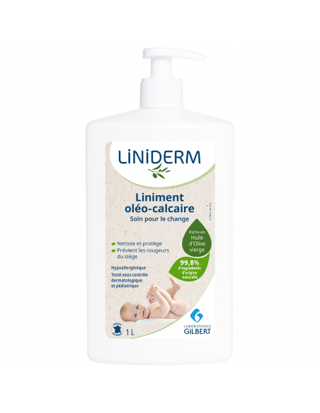 Liniderm Liniment Oléo-Calcaire Stabilisé Gilbert pompe 1L