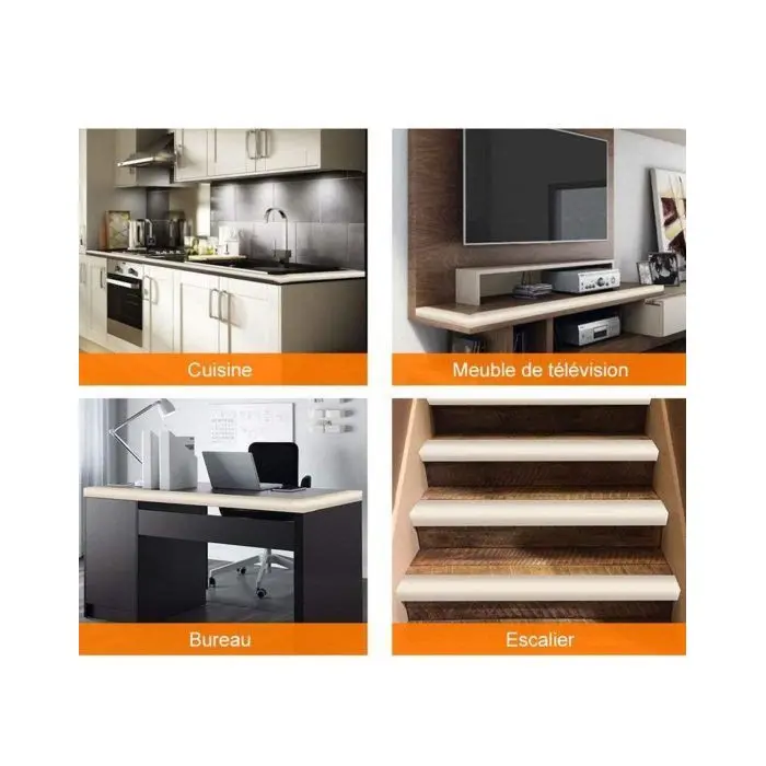 Protège Bord Mousse Marron 2m