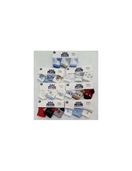 Lot de 3 Chaussettes Bébé Oeko-Tex