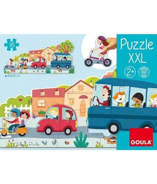 Goula XXL vehicles puzzle from 2 years 2