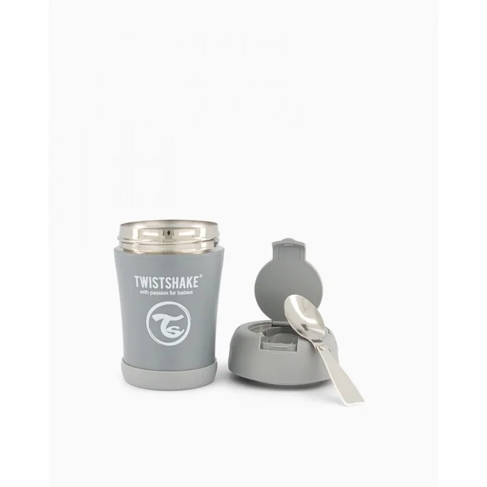 Food Container Isotherme Twistshake 350ml - Gris