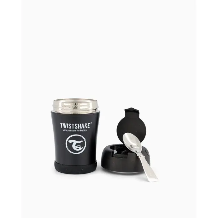 Food Container Isotherme Twistshake 350ml - Noir