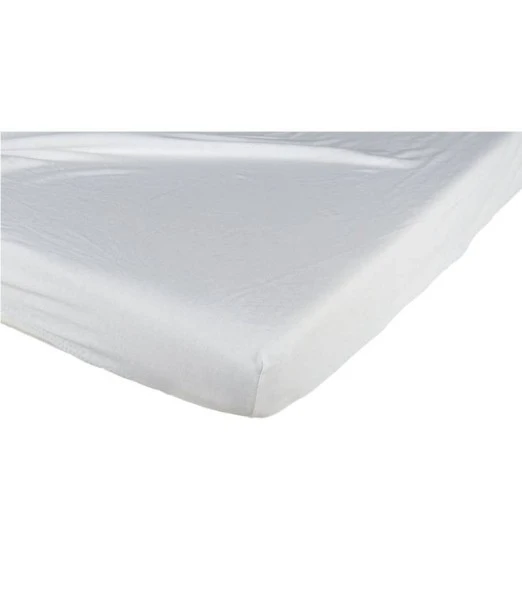 Candide white cotton fitted sheet 60 x 120 cm